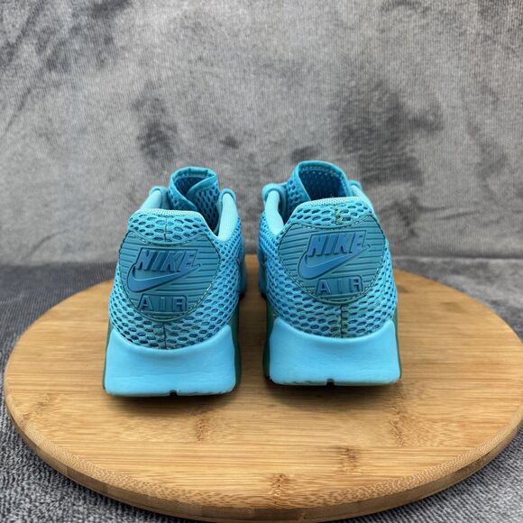 Nike Air Max 90 Ultra BR Shoes Womens Size 7.5 Turquoise Mesh Running 725061-401 - Picture 4 of 9